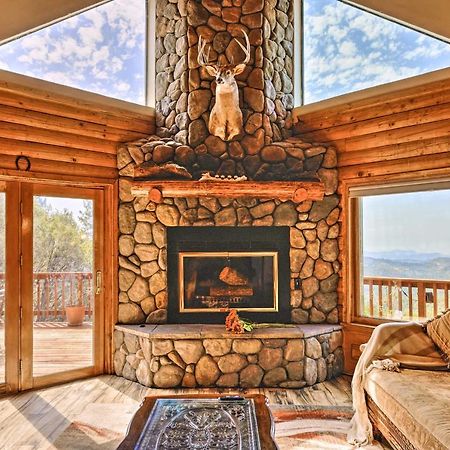 Stunning Log Cabin With Great Views, Firepit, Deck Near Twain Hart Sonora Kültér fotó