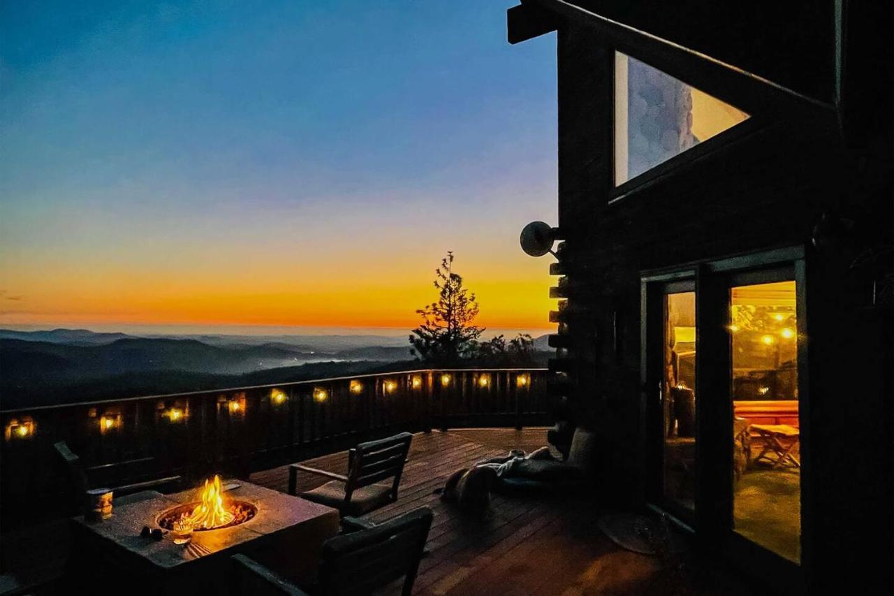 Stunning Log Cabin With Great Views, Firepit, Deck Near Twain Hart Sonora Kültér fotó