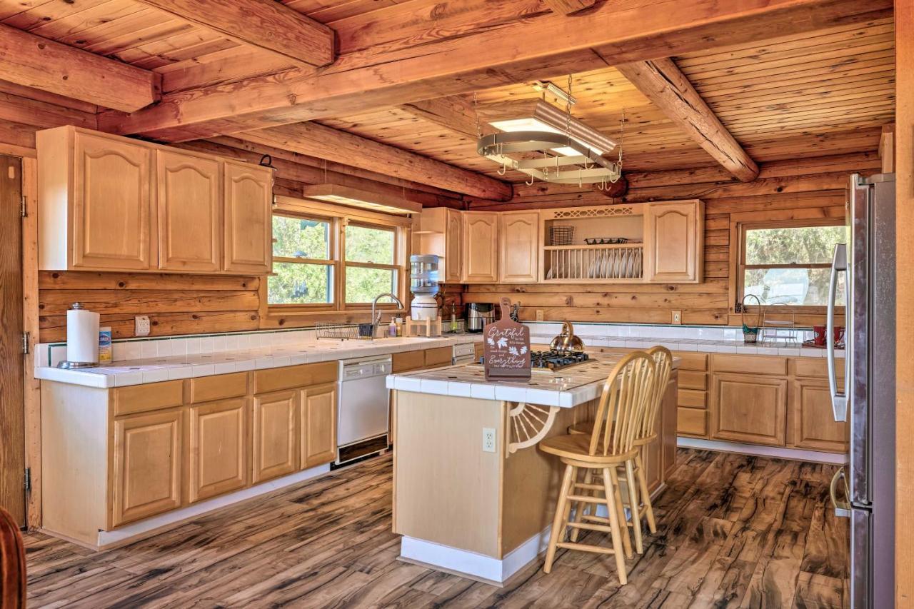 Stunning Log Cabin With Great Views, Firepit, Deck Near Twain Hart Sonora Kültér fotó