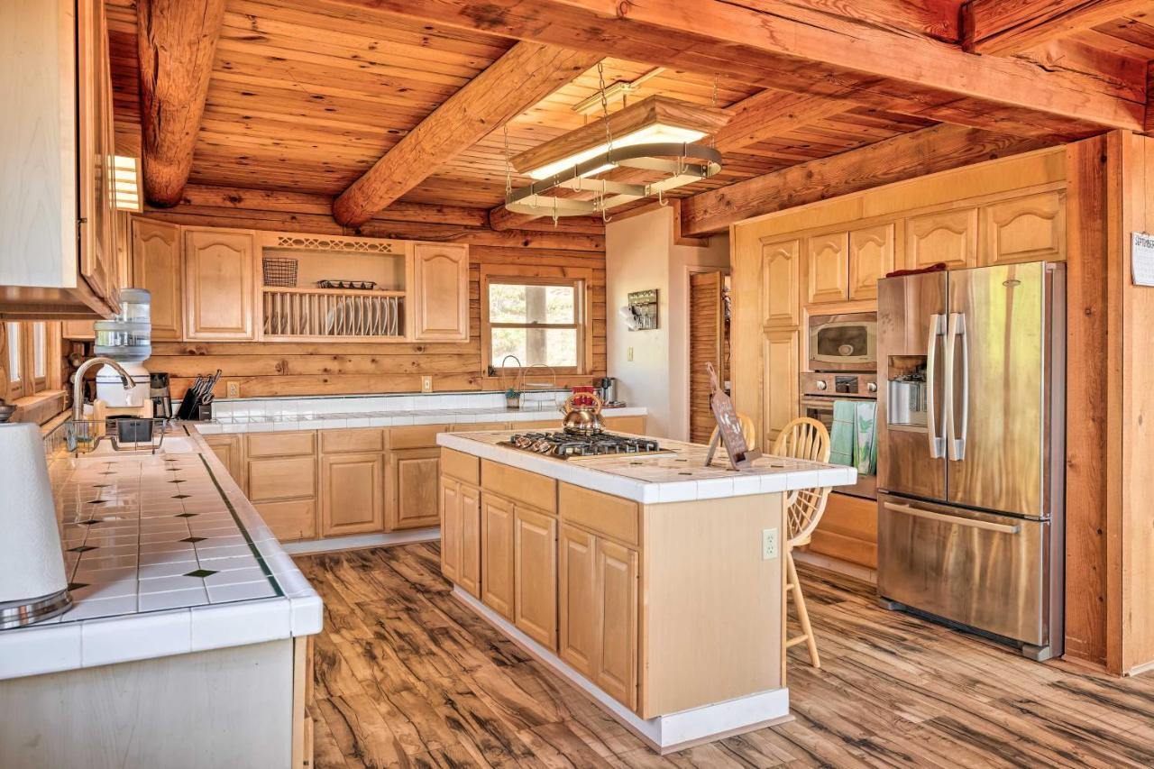 Stunning Log Cabin With Great Views, Firepit, Deck Near Twain Hart Sonora Kültér fotó