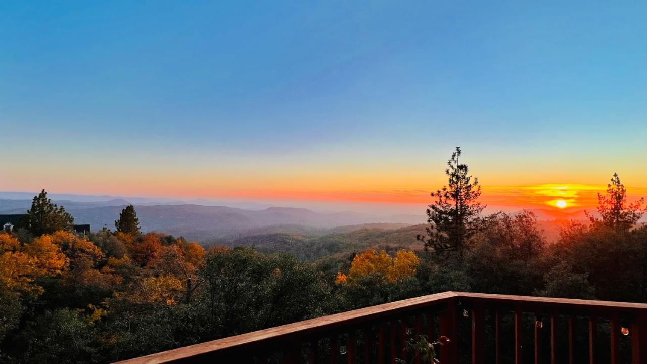Stunning Log Cabin With Great Views, Firepit, Deck Near Twain Hart Sonora Kültér fotó