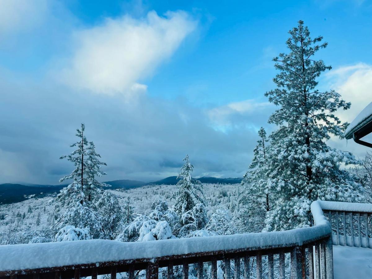 Stunning Log Cabin With Great Views, Firepit, Deck Near Twain Hart Sonora Kültér fotó